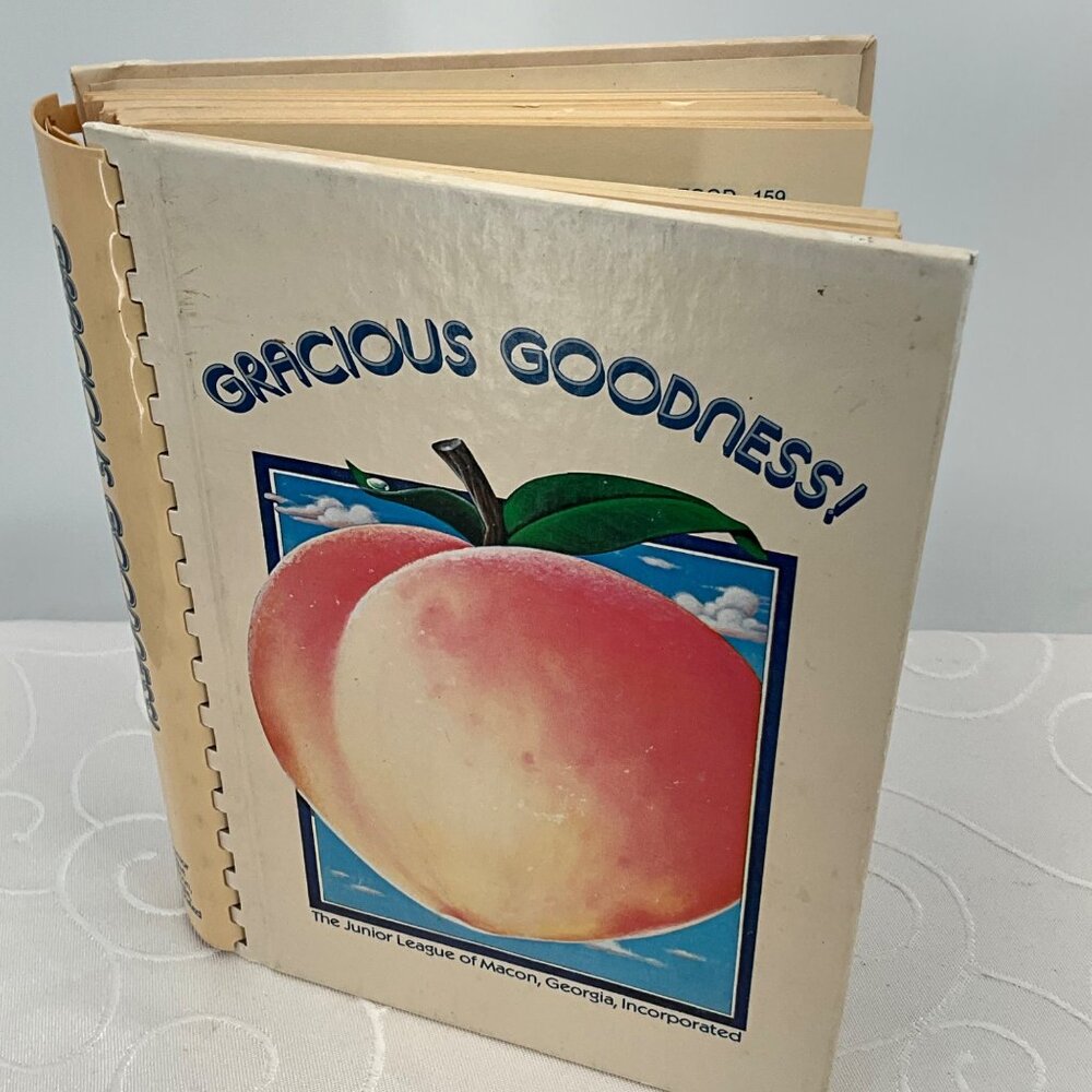 Gracious Goodness! Cookbook By The Junior League Of Macon Georgia 1981 Spiral Bo